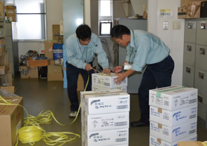 台風19号被害支援物資の提供